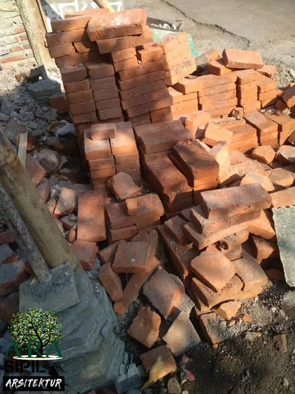 Cara mudah pasang bata merah agar kuat rapat dan merekat sempurna