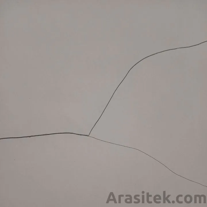 dinding retak karena plester jelek