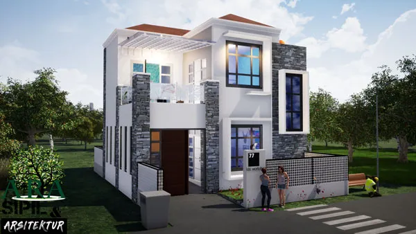 Gambar desain rumah modern minimalis